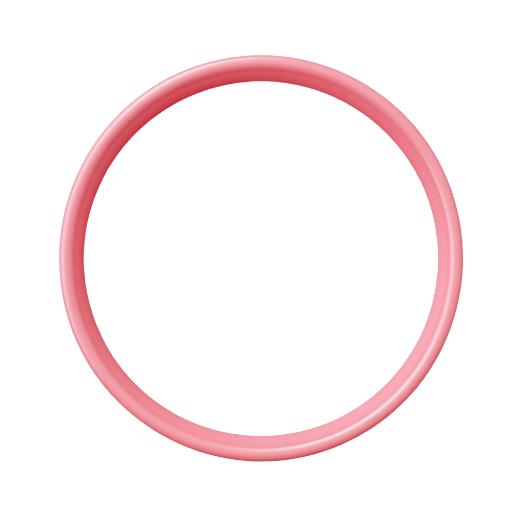 Pink Circle Frame